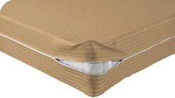 Luxurious Mattress Cover 1000 Thread Counts 100% Egyptian, 28" Inch Deep Pocket Olympic Queen Size, Stripe Sand Zipper Around The Mattress 20 Luxurious Mattress Cover 1000 Thread Counts 100% Egyptian, 28" Inch Deep Pocket Olympic Queen Size, Stripe Sand Zipper Around The Mattress -Peugeot Shop 31APssgFBBL. AC