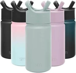 Water Bottle With Straw Lid Vacuum Insulated Stainless Steel Metal Thermos Bottles | Reusable Leak Proof BPA-Free Flask For Gym, Travel, Sports | Summit Collection | 32oz, Light Pink -Peugeot Shop 31AZobvPF8L. AC