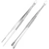2Pcs Kitchen Tweezers Stainless Food Tongs Chef Tweezers 12 Inch Tweezers Tongs For Cooking, Plating, Pasta