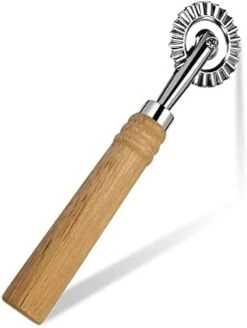 Ravioli Cutter Wheel,Pastry Wheel Cutter With Long Wooden Handle,Zinc Alloy Pasta Cutter Wheel For Kitchen -Peugeot Shop 31AbcXHJCsL. AC