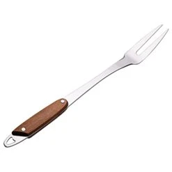 1 Piece Meat Fork, Stainless Steel Two Prong Fork