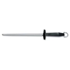 Victorinox 12-inch Honing Steel With Black Plastic Handle