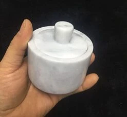 Marble Salt Cellar With Lid, Salt Holder Storage Container For Counter( White) 13 Marble Salt Cellar With Lid, Salt Holder Storage Container For Counter( White) -Peugeot Shop 31AyMs5nlvL