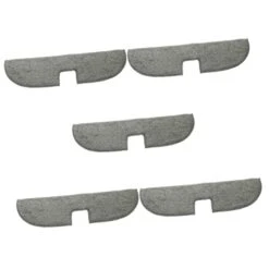 5pcs Sink Protector Cloth Drip Protector Faucet Absorbent Faucet Wrap Around Mat Drying Splashes Dish Mat Home Supply Washable Sink Fiber Pads Hand Pad Catch Water Grey Sponge