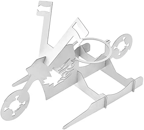 Nwejron Beer Can Chicken Rack, Motorcycle Shape Chicken Holder Sturdy Removable Portable For Outdoor For Home(Five-Pointed Star) 8 Nwejron Beer Can Chicken Rack, Motorcycle Shape Chicken Holder Sturdy Removable Portable For Outdoor For Home(Five-Pointed Star) - Image 8