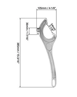 Aluminum Bucket Opener, 14" Long Barrel Pail Opener Bucket Lid Remover Tool, Silver, 1 Pack -Peugeot Shop 31BWTKJpTSL