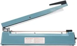 16 Inch Impulse Bag Sealer, Heat Sealer Machine Closer For Cookies, Manual Hot Sealing Machine For Poly Bag & Shrink Wrap With 2 Free Repair Kit (Blue) -Peugeot Shop 31BkfNLNUWL. AC