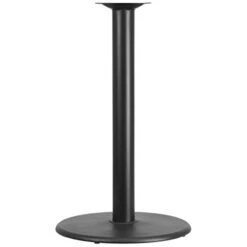 24" Round Cast Iron Bar Table Base With 4" Dia. Column