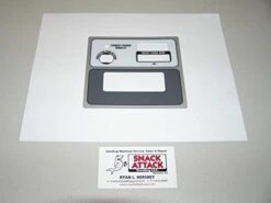 Dixie Narco 276E, 501E & 600E SODA Vending Machine Coin Insert Bezel Decal - Free Ship!