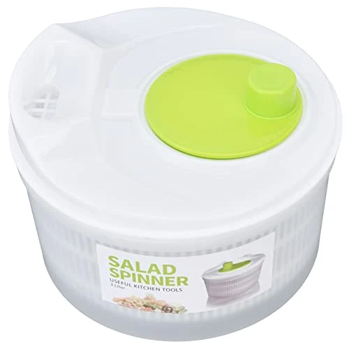 Vegetable Strainer Salad Spinner, Plastic Salad Drainer Multifunction Large 3L Vegetable Dryer With Bowl And Colander For Cooking 3L 1 Vegetable Strainer Salad Spinner, Plastic Salad Drainer Multifunction Large 3L Vegetable Dryer With Bowl And Colander For Cooking 3L