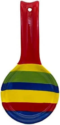 Tuscany Colorful Hand Painted Fleur De Lis **Collection** By ACK (Yellow Spoon Rest) 13 Tuscany Colorful Hand Painted Fleur De Lis **Collection** By ACK (Yellow Spoon Rest) - Image 13