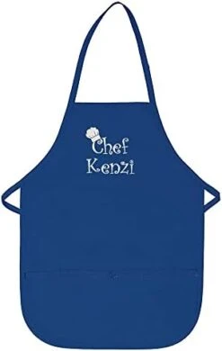 THE APRONPLACE Personalized Chef Any Name Child Apron Regular Add Your Own Name For Kids, Kitchen, Baking -Peugeot Shop 31CkQPC35 L. AC