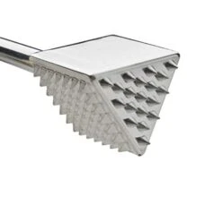 Amco Houseworks 4-in-1 Metal Meat Tenderiser Mallet, 23 Cm (9"), 4.5 X 4.5 X 26 Cm, Silver -Peugeot Shop 31CmQd431ZL