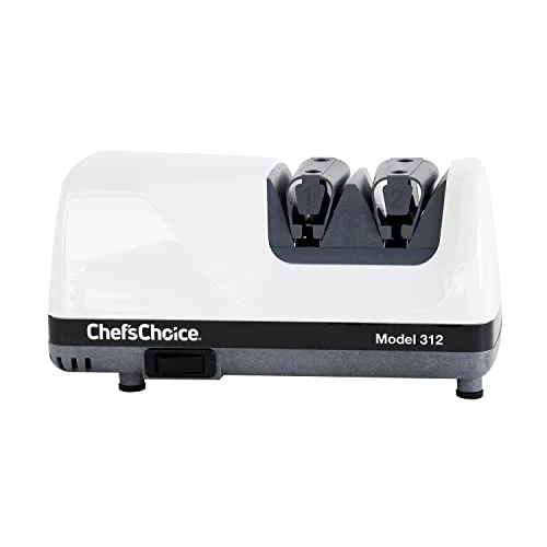 'sChoice 312 UltraHone Professional Electric Knife Sharpener For 20-Degree Straight-Edge And Serrated Knives, 2 Stage, White 5 'sChoice 312 UltraHone Professional Electric Knife Sharpener For 20-Degree Straight-Edge And Serrated Knives, 2 Stage, White - Image 5