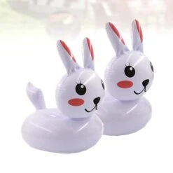 2Pcs Rabbit Pattern Beer Holder Water Surface Inflatable Floating Beer Bottle Holder Floating Beer Tray Mat (White) Party Favor 9 2Pcs Rabbit Pattern Beer Holder Water Surface Inflatable Floating Beer Bottle Holder Floating Beer Tray Mat (White) Party Favor -Peugeot Shop 31DHEGhJu3L