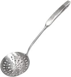 Kimmer Slotted Spoon, [Rustproof, Integral Forming, Durable] Newness 304 Stainless Steel Slotted Spoon With Vacuum Ergonomic Handle, Comfortable Grip Design Strainer Ladle For Kitchen, 14.96 Inches -Peugeot Shop 31DZzn0 mTL. AC