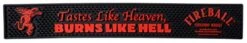 Cinnamon Whisky Extra Large Bar Mat Spill Mat Rail Drip Mat - 23.50" X 3.5"