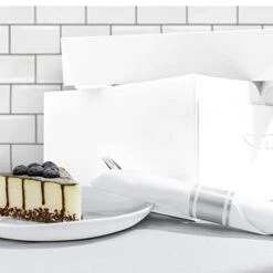 SpecialT | Cake Boxes With Window 25pk 12x12x6 Inch White Bakery Boxes, Disposable Cake Containers, Dessert Boxes 7 SpecialT | Cake Boxes With Window 25pk 12x12x6 Inch White Bakery Boxes, Disposable Cake Containers, Dessert Boxes -Peugeot Shop 31Dh3qkWkaL