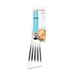 KitchenAid Gourmet Stainless Steel Flex Turner, One Size, Aqua Sky -Peugeot Shop 31DjjFNfaQL