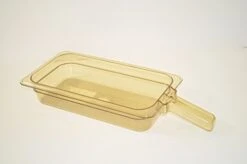 30860H13 StorPlus High Heat Food Pan With 1 Handle, 2.5" Deep, Third Size, Amber -Peugeot Shop 31DpTxvoYIL