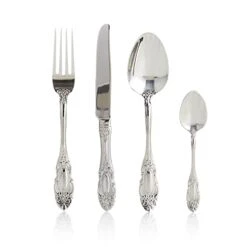 Cutlery-Set Baroque 24-Piece-Antique Look-Stainless Steel-Dishwasher Feast