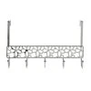 Silver Metal Door Rack (32 X 10 X 19 Cm)