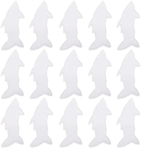 15 Pieces Reusable Popsicle Holders Popsicle Bags Freezer Ice Pop Sleeves Antifreezing Ice Pop Holders, White Fish Style 11 15 Pieces Reusable Popsicle Holders Popsicle Bags Freezer Ice Pop Sleeves Antifreezing Ice Pop Holders, White Fish Style - Image 11