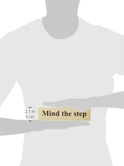 Scan Mind The Step - Polished Brass Effect 200 X 50Mm -Peugeot Shop 31ETEfTpaJL