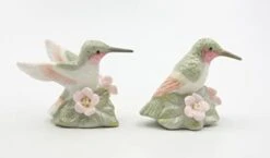 SS-CG-96228 Green Hummingbirds With Multi-Colored Wings Salt And Pepper Shakers, 3 1/8'' X 2 1/4'' X 21/2''h -Peugeot Shop 31EpnFrBYxL