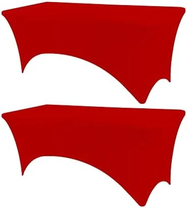 Stretch Spandex Table Cover, Fitted Table Clothes For 6 Foot Rectangle Tables, Black Table Cloths For Parties, Banquet And Festival (Black, 6FT) 8 Stretch Spandex Table Cover, Fitted Table Clothes For 6 Foot Rectangle Tables, Black Table Cloths For Parties, Banquet And Festival (Black, 6FT) - Image 8