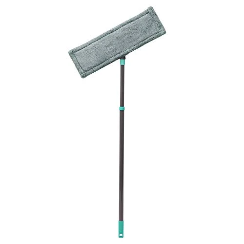 Super-Absorbent Microfibre Extendable Flat Floor Mop, Grey/Turquoise, 6 Super-Absorbent Microfibre Extendable Flat Floor Mop, Grey/Turquoise, - Image 6