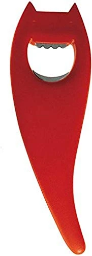 Alessi | Diabolix - Design Bottle Opener In Thermoplastic Resin, Red