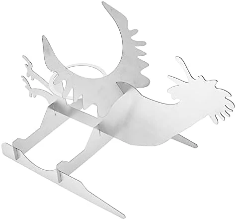 Nwejron Beer Can Chicken Rack, Motorcycle Shape Chicken Holder Sturdy Removable Portable For Outdoor For Home(Five-Pointed Star) 7 Nwejron Beer Can Chicken Rack, Motorcycle Shape Chicken Holder Sturdy Removable Portable For Outdoor For Home(Five-Pointed Star) - Image 7