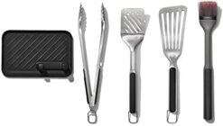 OXO Good Grips Grilling Tools, Tongs And Turner Set, Black -Peugeot Shop 31GXRM0vXLL. AC