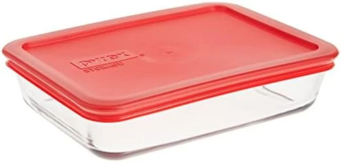 Pyrex Simply Store 4-Cup Single Glass Food Storage Container With Lid, Non-Pourous Glass Round Meal Prep Container With Lid, BPA-Free Lid, Dishwasher, Microwave, Oven And Freezer Safe 7 Pyrex Simply Store 4-Cup Single Glass Food Storage Container With Lid, Non-Pourous Glass Round Meal Prep Container With Lid, BPA-Free Lid, Dishwasher, Microwave, Oven And Freezer Safe - Image 7