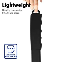 Pizza Peel, 12 Inch Perforated Pizza Peel, Professional Aluminum Pizza Paddle, Restaurant Grade, Long Handle Non-stick Metal Pizza Peel, Lightweight Accessories For Outdoor Pizza Oven -Peugeot Shop 31HLJD0MAoL