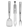 Heavy Duty BBQ Tool Set - Fork, Tong, & Spatula - Deluxe Stainless Steel Grill Utensils - Grilling Tools For The BBQ Grill Master Or Beginner Griller