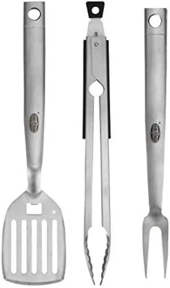 Heavy Duty BBQ Tool Set - Fork, Tong, & Spatula - Deluxe Stainless Steel Grill Utensils - Grilling Tools For The BBQ Grill Master Or Beginner Griller 27 Heavy Duty BBQ Tool Set - Fork, Tong, & Spatula - Deluxe Stainless Steel Grill Utensils - Grilling Tools For The BBQ Grill Master Or Beginner Griller -Peugeot Shop 31HTaE16XUL. AC