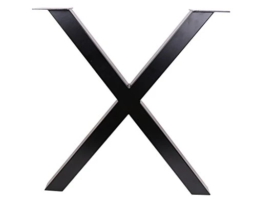 28" Dining Table Legs, X-Shaped Steel Table Legs, Office Table Legs,Computer Desk Legs,Industrial Kitchen Table Legs,Set Of 2,Black 1 28" Dining Table Legs, X-Shaped Steel Table Legs, Office Table Legs,Computer Desk Legs,Industrial Kitchen Table Legs,Set Of 2,Black