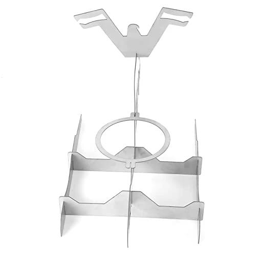 Nwejron Beer Can Chicken Rack, Motorcycle Shape Chicken Holder Sturdy Removable Portable For Outdoor For Home(Five-Pointed Star) 3 Nwejron Beer Can Chicken Rack, Motorcycle Shape Chicken Holder Sturdy Removable Portable For Outdoor For Home(Five-Pointed Star) - Image 3