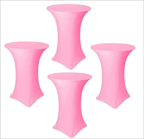 30 X 42 Inch Highboy Cocktail Stretch Spandex Table Cover (Ivory, 1) 12 30 X 42 Inch Highboy Cocktail Stretch Spandex Table Cover (Ivory, 1) - Image 12