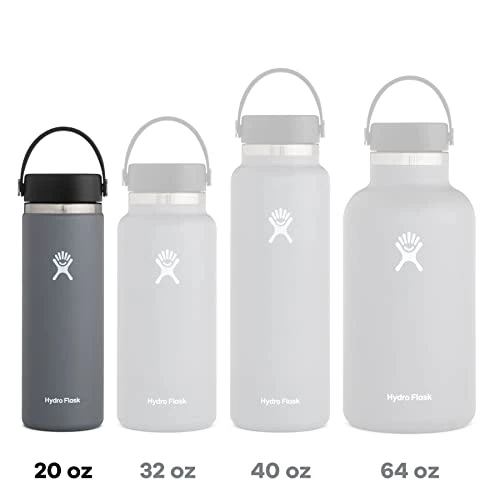 Hydro Flask Wide Mouth Bottle With Flex Cap 2 Hydro Flask Wide Mouth Bottle With Flex Cap - Image 2