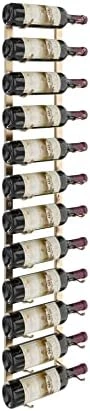 W Series Wine Rack 4 - Metal Wall Mounted Wine Rack - Modern, Label Forward Wine Storage - Space Saving Wine Rack With 12 Bottle Storage Capacity (Matte Black) 14 W Series Wine Rack 4 - Metal Wall Mounted Wine Rack - Modern, Label Forward Wine Storage - Space Saving Wine Rack With 12 Bottle Storage Capacity (Matte Black) - Image 14
