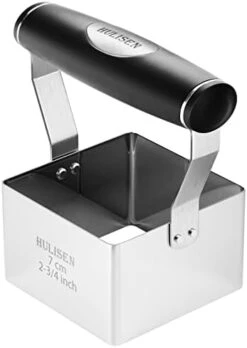 3 Inch Biscuit Cutter, Stainless Steel Round Cookies Cutter With Soft Grip Handle, Gift Package -Peugeot Shop 31IHE1sAmLL. AC