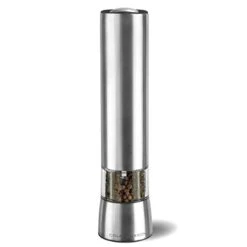 Cole & Mason OLE & MASON Hampstead Electric Pepper Grinder With LED Light - Electronic Battery Operated Peppercorn Mill, Stainless Steel