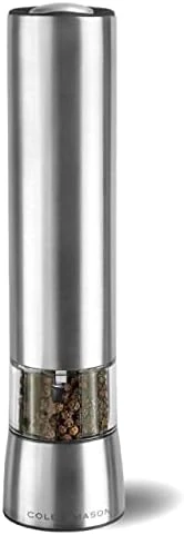 Cole & Mason OLE & MASON Hampstead Electric Pepper Grinder With LED Light - Electronic Battery Operated Peppercorn Mill, Stainless Steel 6 Cole & Mason OLE & MASON Hampstead Electric Pepper Grinder With LED Light - Electronic Battery Operated Peppercorn Mill, Stainless Steel - Image 6
