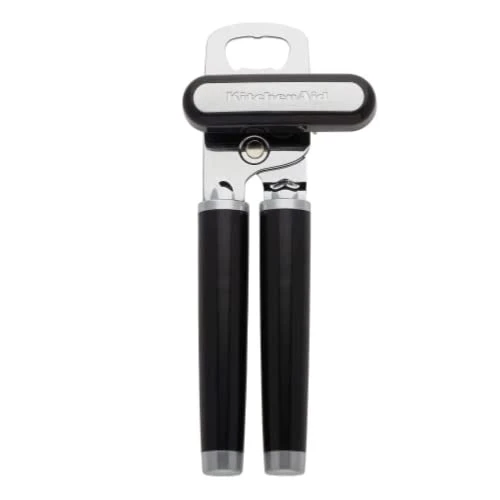 KitchenAid Classic Slotted Turner, One Size, Black 2, 13.66-Inch & Classic Multifunction Can Opener/Bottle Opener, 8.34-Inch, Black 4 KitchenAid Classic Slotted Turner, One Size, Black 2, 13.66-Inch & Classic Multifunction Can Opener/Bottle Opener, 8.34-Inch, Black - Image 4