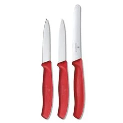 Victorinox Paring Knife Set, Red, Size M