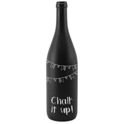 Lack Wine Bottles W/Corks (Set Of 3); Black Matte Coated Glass Wine Bottles Various Sizes For Decor And Homemade Wine; Use For Halloween Too -Peugeot Shop 31IWT6dAHQL