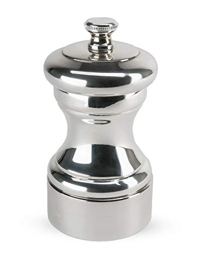 Peugeot Mignonnette Silver-Plated Salt Mill, 10cm/4-Inch 1 Peugeot Mignonnette Silver-Plated Salt Mill, 10cm/4-Inch